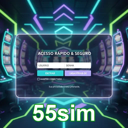 Ilustração de Explore os slots no 55sim com recompensas VIP exclusivas