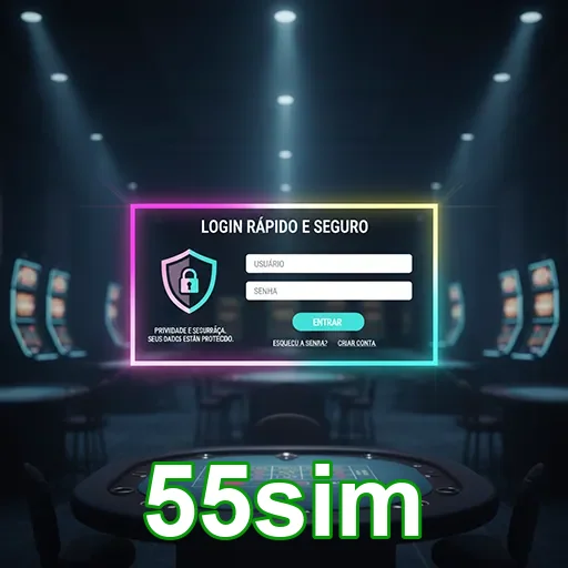 Ilustração de Explore os slots no 55sim com recompensas VIP exclusivas