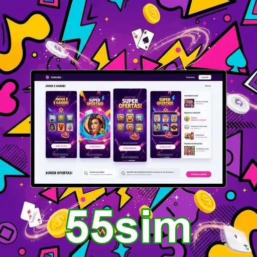 Ilustração de Acesse o 55sim: Login Rápido e Acesso Ágil ao Cassino Online