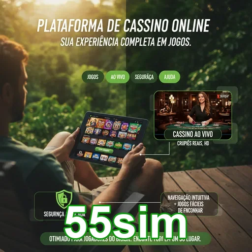 Ilustração de Acesse o 55sim: Login Rápido e Acesso Ágil ao Cassino Online